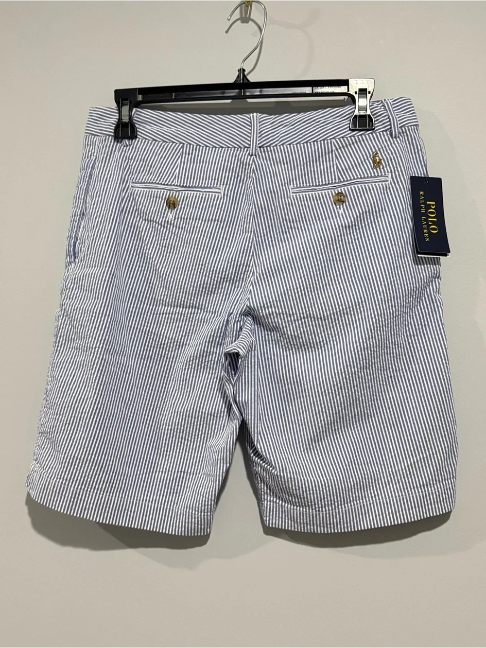 NWT Polo by Ralph Lauren boy‘s Blue Stripe shorts Size 18